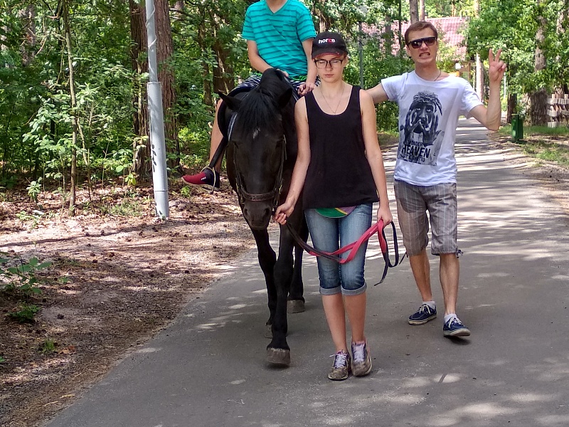 The territory of the family. Summer.