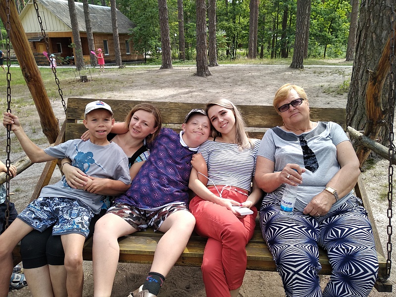 The territory of the family. Summer.