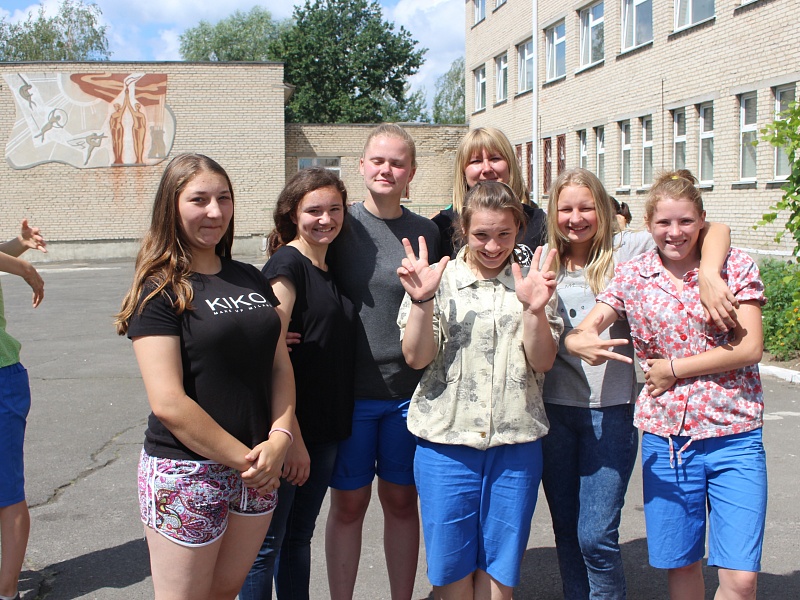 Territory of summer in Petrikov