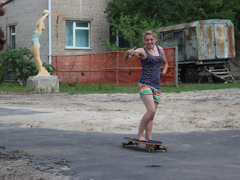 Territory of summer in Petrikov
