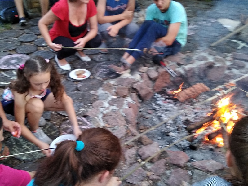 The territory of the family. Summer.