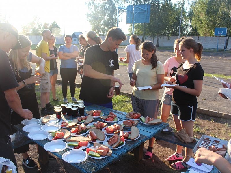 Territory of summer in Petrikov