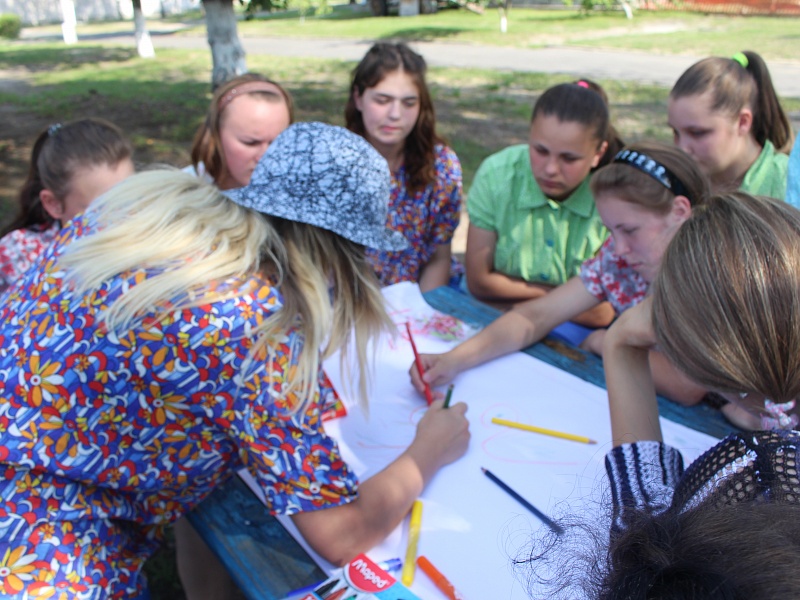 Territory of summer in Petrikov
