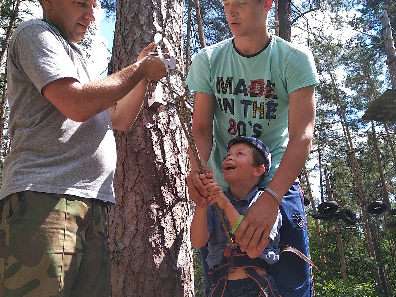The territory of the family. Summer.