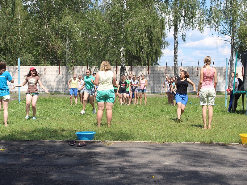 Territory of summer in Petrikov