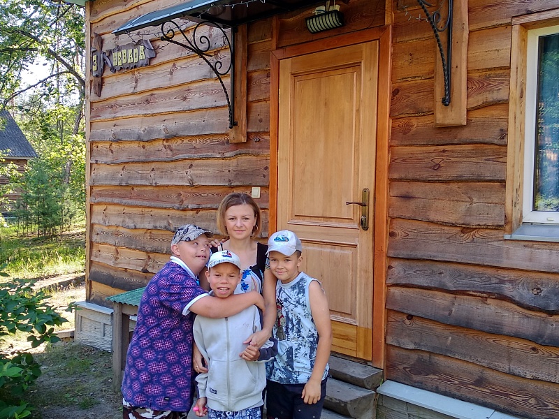 The territory of the family. Summer.