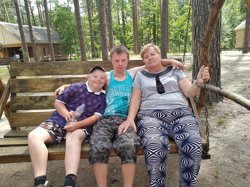 The territory of the family. Summer.
