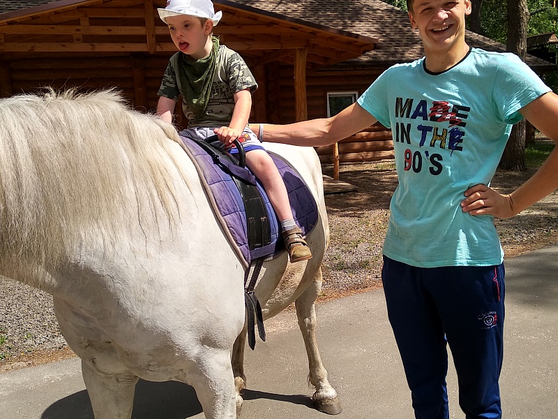 The territory of the family. Summer.