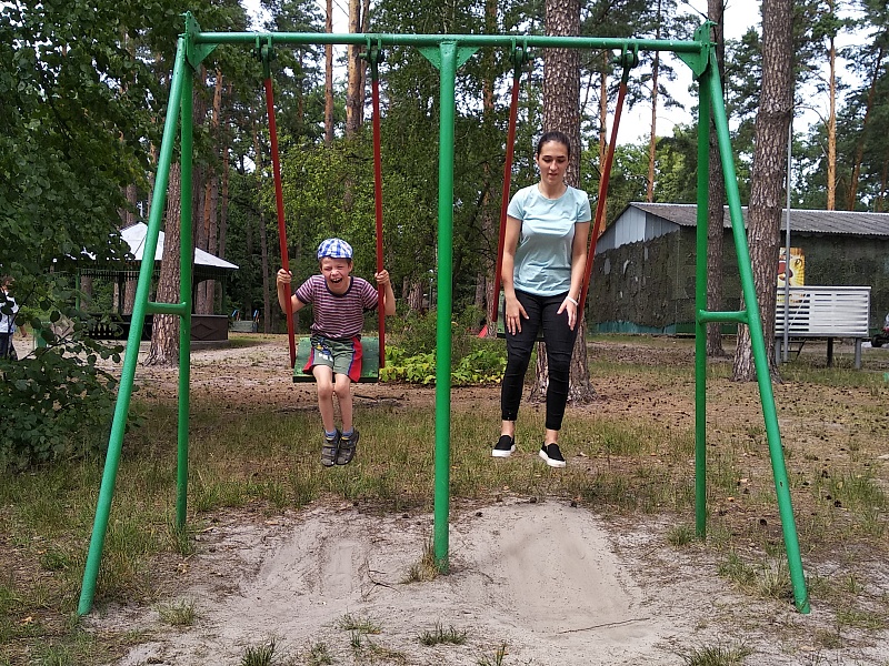 The territory of the family. Summer.