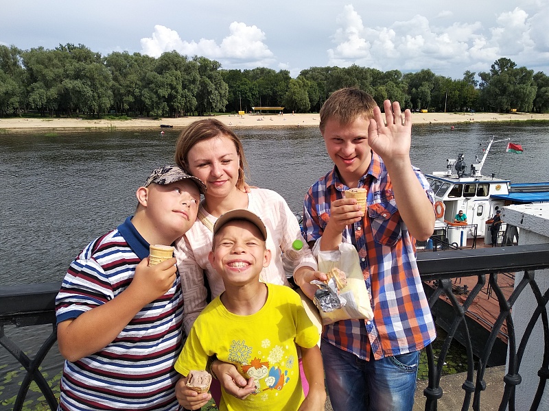 The territory of the family. Summer.
